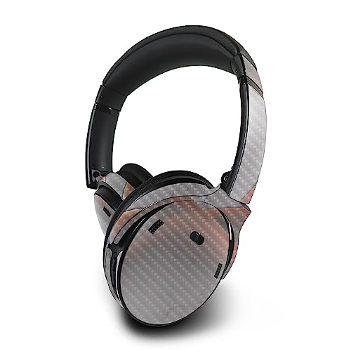 Image of MightySkins Carbon Fiber Skin Compatible with Bose QuietComfort 45 Headphones Bubble Marble | Protective, Durable Textured Carbon Fiber Finish | Easy to Apply | Made in The USA