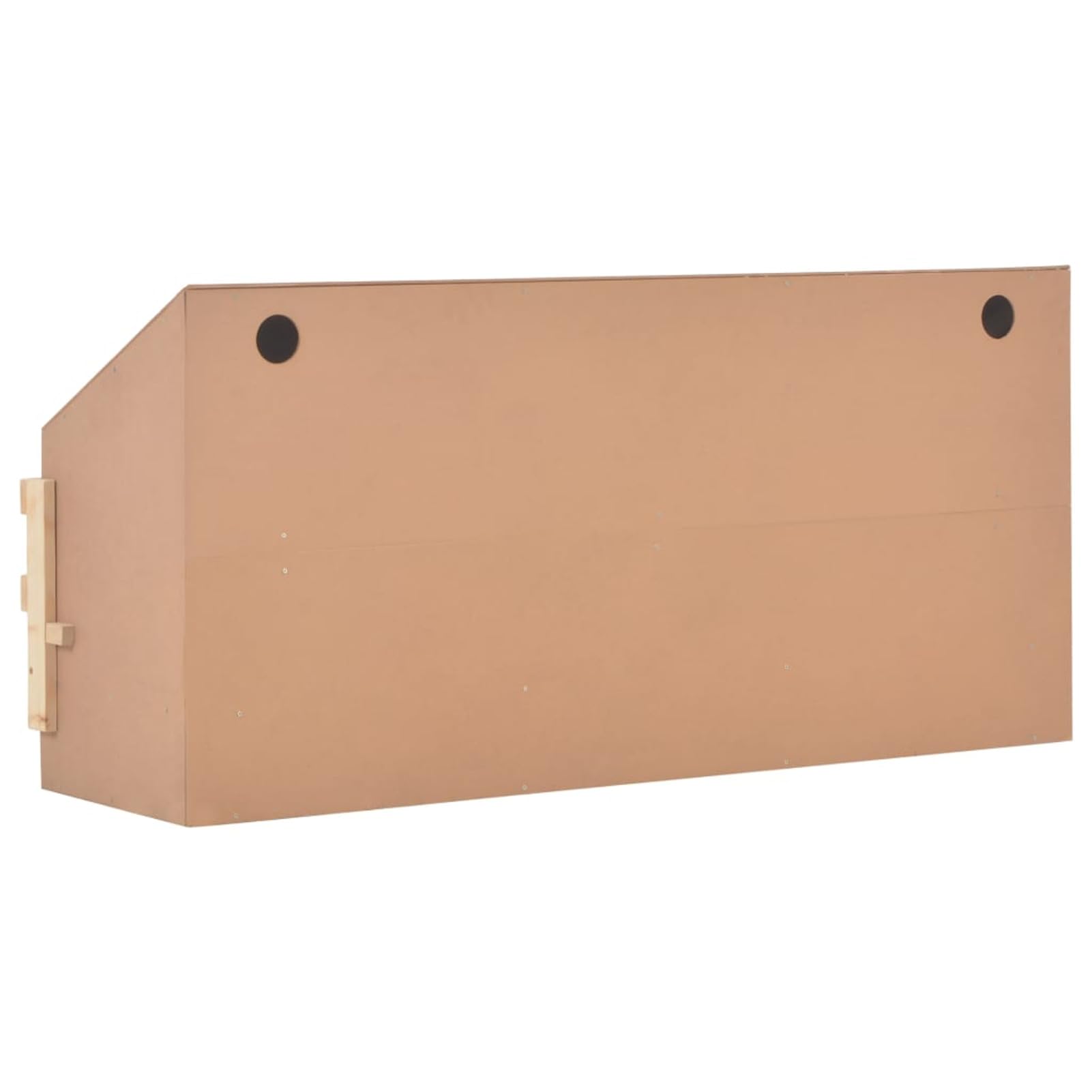 Gecheer 5er Legenest Hühnernest 117 x 33 x 54 cm (B x T x H) Mit 5 Fächern für Kleine Vögel wie Meise, Spatz oder Rotkehlchen,Nistkasten Mit fünf Fächern Für kleine Hühner Abnehmbare Bodenschicht