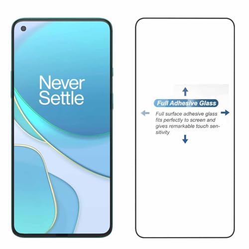 Image of POPIO Military-Grade Gorilla Tempered Glass For OnePlus 8T / OnePlus 9 | 9H Hardness, Edge-to-Edge, Bubble-Free