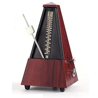 TAMUME Rouge Antique Cru Pyramide Style Renforcé plastique Metronome 40-208 BPM Tempo Minuteur Musique Intégré Avec Bell… - Les Beatles, Paul McCartney, John Lennon, RIngo Starr, George Harrison TAMUME Rouge Antique Cru Pyramide Style Renforcé plastique Metronome 40-208 BPM Tempo Minuteur Musique Intégré Avec Bell… – Image 2