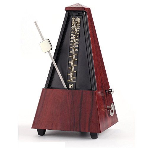 TAMUME Rouge Antique Cru Pyramide Style Renforcé plastique Metronome 40-208 BPM Tempo Minuteur Musique Intégré Avec Bell… - Les Beatles, Paul McCartney, John Lennon, RIngo Starr, George Harrison TAMUME Rouge Antique Cru Pyramide Style Renforcé plastique Metronome 40-208 BPM Tempo Minuteur Musique Intégré Avec Bell… – Image 3