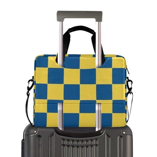 Maletín para portátil 15.6" amarillo y azul miniatura 4
