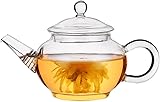 Teekanne Aus Glas - Isend Kleine Teekanne Teesieb Mit Drahtspulenfilter Für Losen Blatttee Und Blühenden Tee