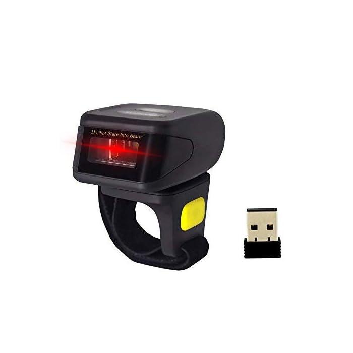 Buy Alacrity Portable 1D Barcode Scanner,Wearable Ring Wireless Finger