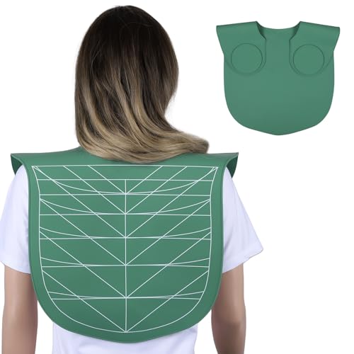Guide de coupe de cheveux vert tapis de coupe en silicone imperméable