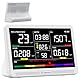 bonoch 16 in 1 Luftqualität Messgerät Luftmessgerät 9 AQI + 7 AQI Warnungen Air Quality Monitor für CO2, TVOC, PM2,5, PM1,0, PM10, HCHO, Temperatur Feuchtigkeit AQI & Uhrzeit Luftqualitätsmonitor