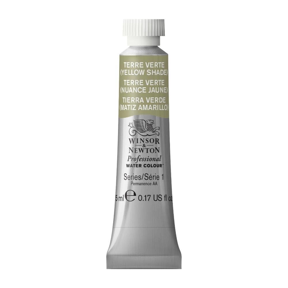 Winsor & Newton 102638 5 ml Tube Professional Water Colour, Terre Verte/Yellow Shade