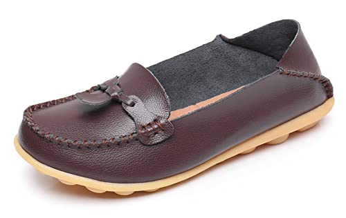 Image of VenusCelia Women's Decoration Comfy Walking Flat Loafer