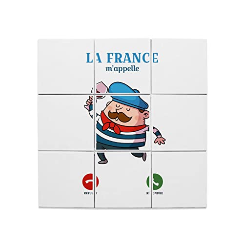 Carreaux céramique 20 x 20 cm La France M'Appelle, finition brillante haut de gamme