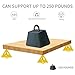 DIIOOMIEEU 10 Piece Paint Stands Tool Triangle Paint Pad Feet for Woodworking Accessories Block Auxiliaries Standing Auxiliaries