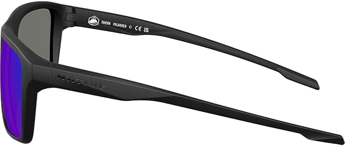 Amazon.com: Native XD9043 Tavern Sunglasses, Matte Black/Blue
