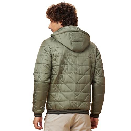 Image of Being Human Black Regular Fit Long Sleeves Men's Jacket Clothing