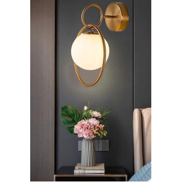 Image of Wall Lamp Chandelier Pendant Light, Home Decor for Bedroom, Living Room, Hallway, Cafe, Hotel, Restaurant (DOUBLERING Wall LAMP with LED Bulb Pack of 1)