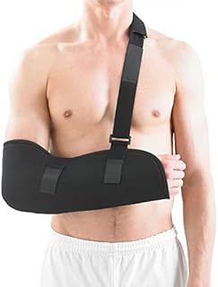 Neo-G Arm Sling for Shoulder Arm Injury Recovery, Pre/Post Surgery  Comfort Sponge Foam Arm Sling - Breathable Lightweight Soft Shoulder Sling - Adjustable Straps - Class 1 Medical Device