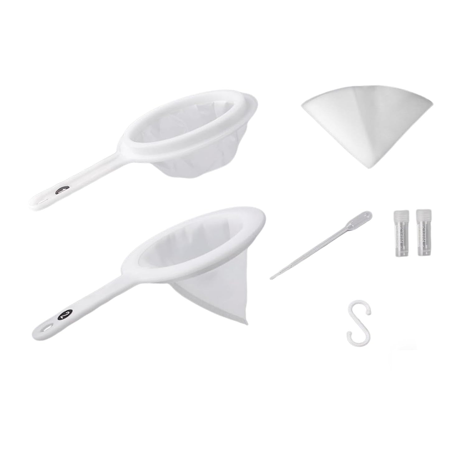 BNF® Baby Brine Shrimp Sieve Nylon with Pipettes for Rinsing Collection Filtering-Pet Supplies/Fish & Aquatics/Aquarium Accessories/Cleaners/Algae Scrapers