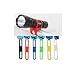 Blackcell MTB Cycling Bike Bicycle Silicone Band Flash Light Flashlight Phone Strap Tie Ribbon Mount Holder(Pack of 6)