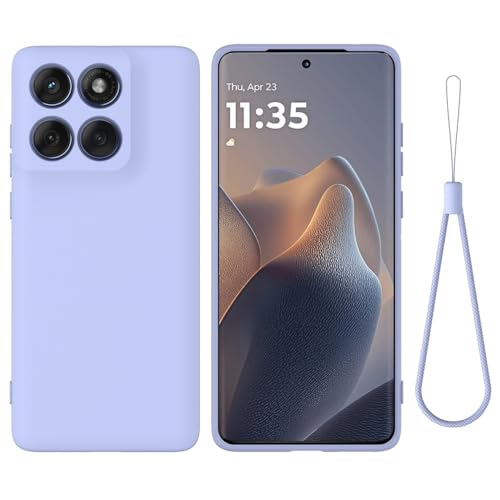 Coque Moto Edge 30 violette en silicone souple de protection