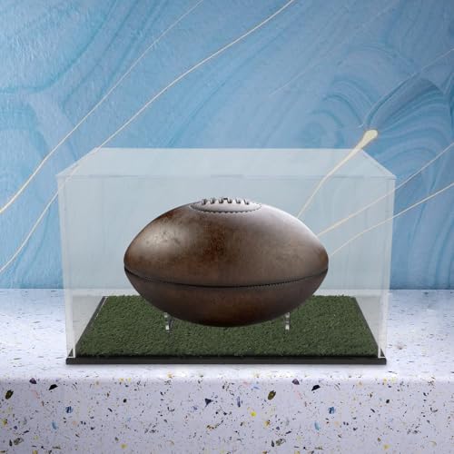 Boîte rugby acrylique accès facile avec support de rangement vert - 7