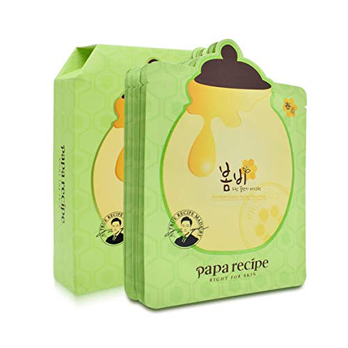 Papa Recipe Bombee AVOCADO Honey Whitening Mask Pack 10pcs