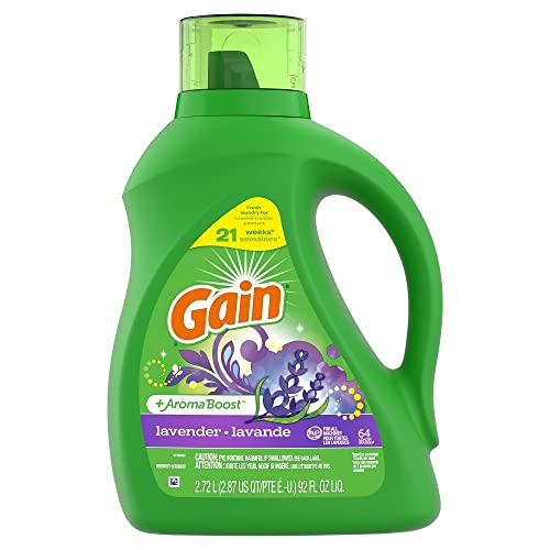 GAIN Liquid Detergent, Spring Lavender, 92 Fl Oz