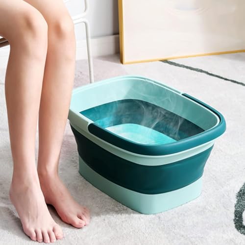 WMHYLYH Collapsible Foot Spa Bath Massager for Dry Cracked Feet, Feet Soaking Tub with Massage...