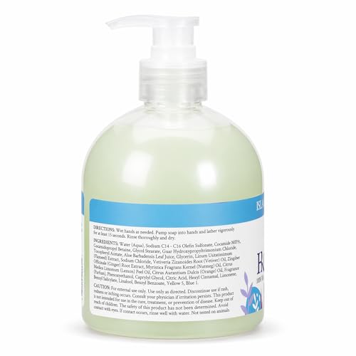 Image of Ginger Lily Farms Botanicals Conditioning Liquid Hand Soap, Island Tranquility, 100% Vegan & Cruelty-Free, Green Tea Lemongrass Scent, 16.9 Fl Oz