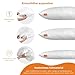 sleepling Seitenschläferkissen 40 x 145 cm, Body Pillow, langes Kissen mit Bezug aus 100 % Softer...