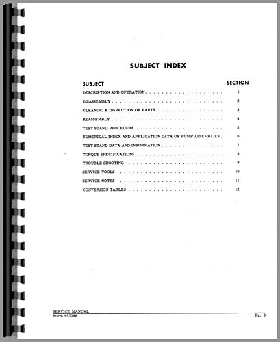 American Bosch PSB Injection Pump Service Manual Unknown Binding