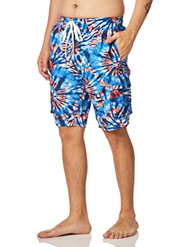 Image of Kanu Surf Men's Big Viper Extended Size Stripe Swim Trunk