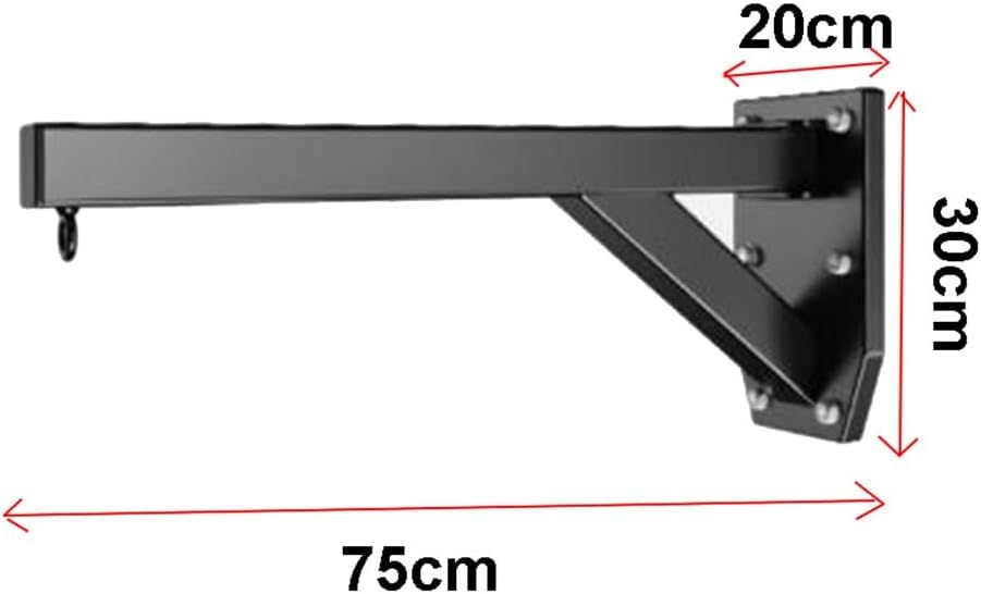 GRRICEPL Heavy Punch Bag Wall Bracket, Boxing Punching Bag Shelf Fitness Equipment, Boxing Bracket Shock Absorber Frame, Can Bear 600k