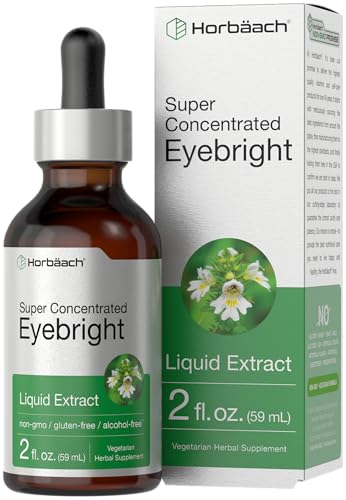 Horbäach Eyebright Herb Supplement | 2 fl oz | Alcohol Free | Sup...
