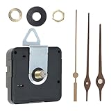 CAPASTEC Uhrwerk-Set, Uhrwerk Mit Zeigern, Uhrwerk-Mechanismus, Motorersatz Für DIY-Uhren, 68mm 105mm 104mm, Schwarz Holzfarbe