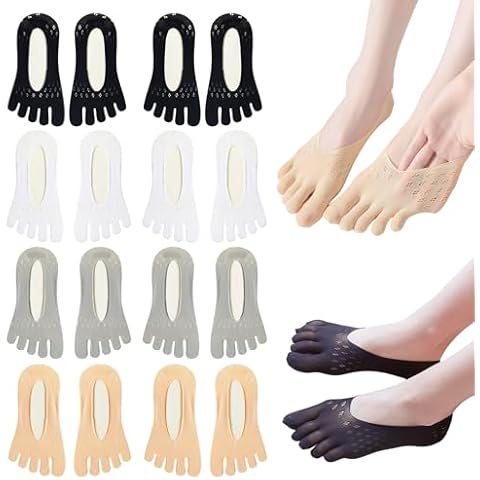 UILYNIU Chaussettes à Orteil Invisibles Cover