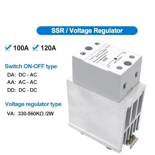 Relais statique de puissance 120A type VA pour variateur de chauffage - 3