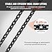 VEVOR Electric Chain Hoist, 2200 lbs Load, 20 ft Lifting Height, 120V, Single Phase Overhead Crane with Chain, 328 ft Wireless & 15 ft Wired Remote Control for Garage, Shop, and Home