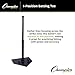 Champion Sports 1-Position Batting Tee - Mounted Adjustable Telescopic Batting Tee with 1 Hitting Zone