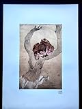 signiert Generisch EGON SCHIELE HALBAKT DIE BLINDE Lithographie 69/200, signiert 50 x 70 cm