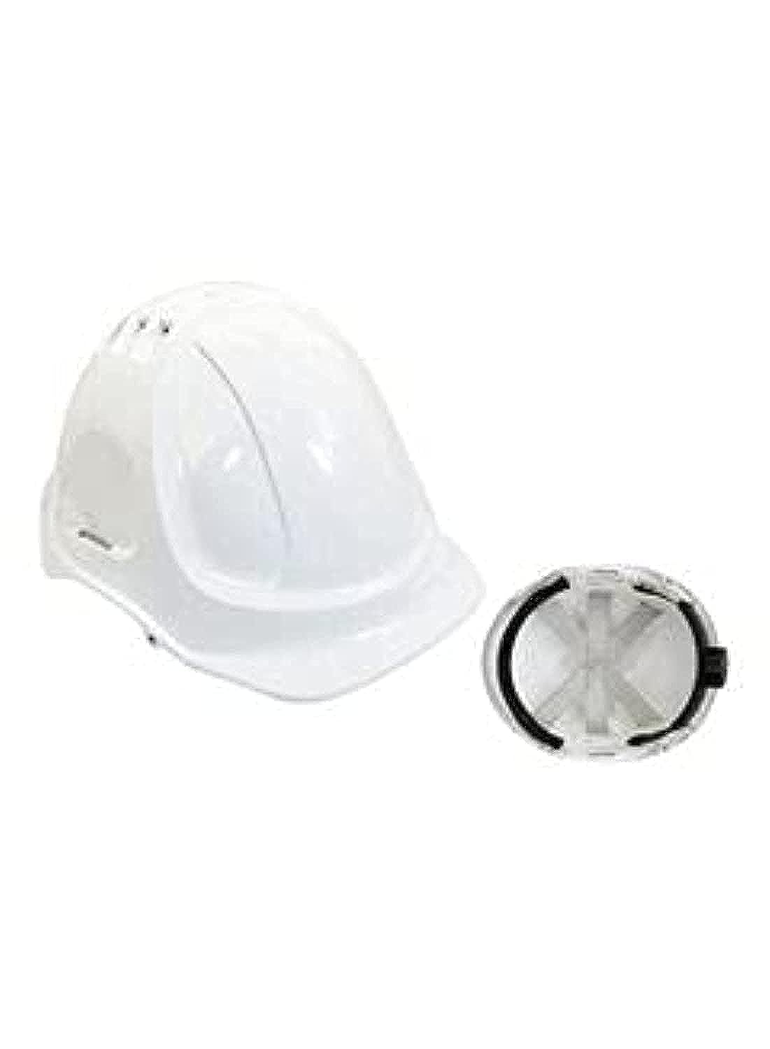 White Heavy Duty Safety Helmet Construction Bump Cap Impact Protective Hard Hat Vented