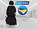 Fundas de asiento compatibles con Audi A4 B6, conductor y pasajero a...