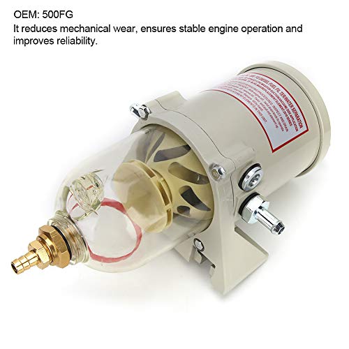 Filtro de combustível Kimiss 500FG, filtro de combustível para motor de carro, montagem do separador