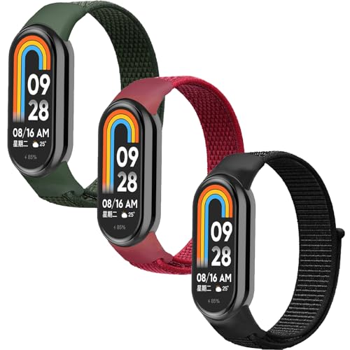 [EIHAIHIS] �y3������zfor Xiaomi Smart Band 10/9/8 �i�C�����o���h �R���p�`�u�� �V���I�~ �X�}�[�g�o���h10/9/8 �ւ��o���h �T�C�Y���߉\ �}�W�b�N�e�[�v �ʃt�@�X�i�[�^�C�v �_�炩�� �ʋC �E���֗� �����Y