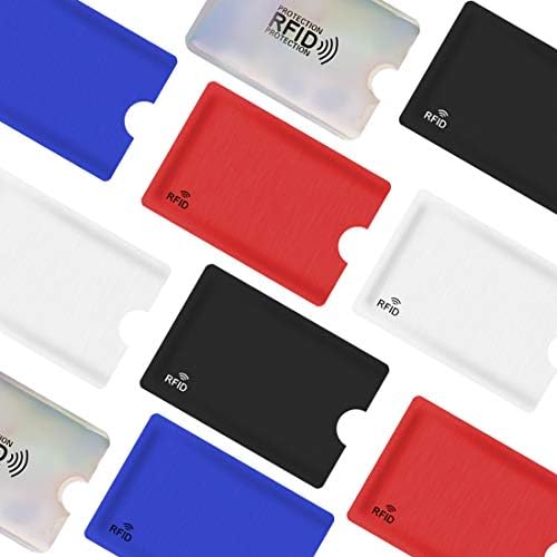 Amazoncom Fancyfree Rfid Blocking Sleeves Identity Theft Prevention Rfid Credit Card Holders Smart Slim Design Card Covers Perfect For Wallet Puerse Passport Holder 10 Packs-5 Colors Card Covers Office Products