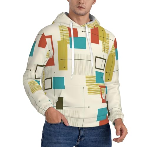 Sweat à capuche homme imprimé moderne pour les journées fraîches d'automne