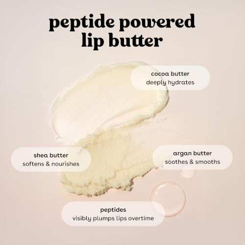Image of eos Lip Butter- Vanilla Cashmere, Peptide Lip Treatment, 0.35 oz