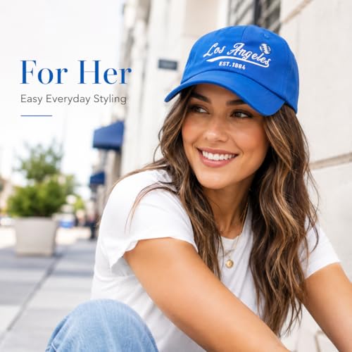 Image of Classic Vintage Embroidered Fashionable Baseball Cap for Men Women Teenager Cap City Hat Adjustable with Gift Box