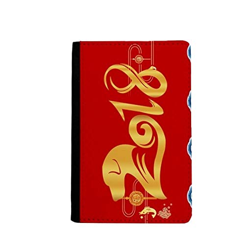 Portefeuille passeport Happy Dog Bless rouge et multicolore pour vos vacances
