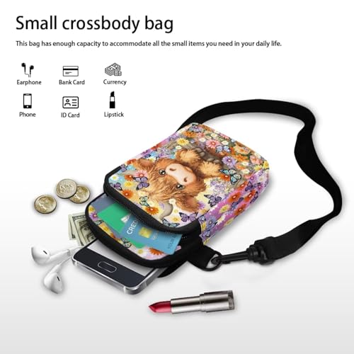 Image of Xpyiqun Small Crossbody Bag Women Phone Purses Sling Shoulder Handbag Cross Body Pouch Wallet Bags