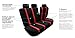 FH Group FB070115 Sports Seat Covers (Red) Full Set with Gift - Universal Fit for Cars, Trucks & SUVs (Red)
