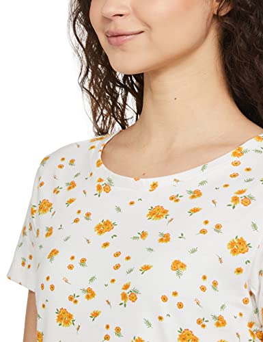 Image of Amazon Brand - Eden & Ivy Women's Cotton Knee Length Regular Fit Printed Nighty
