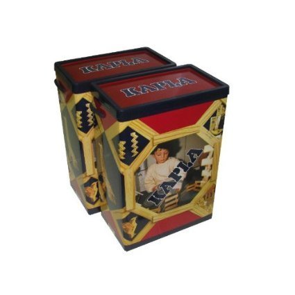 Kapla Holzbaukasten 2 x 200 Steine (400 Stück)